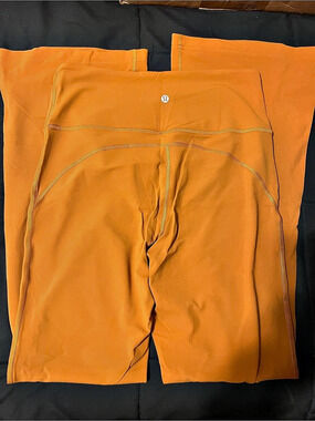 Lululemon Groove Super-High-Rise Flared Pant *Nulu Orange 10